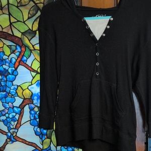 Style & Co. Black Hoodie Swe